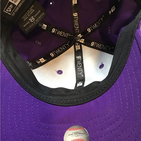 New Era Purple Adjustable Hat - Picture 3 of 3